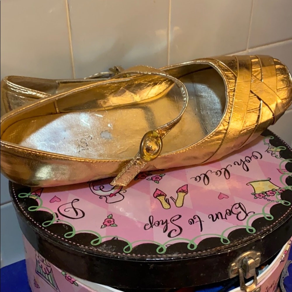 Corkys golden shoes